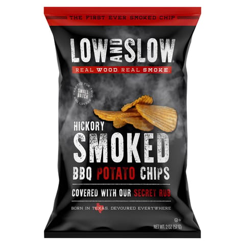 Low and Slow Smoked Snacks Low and Slow Hickory Smoked Potato Chips - 2 oz — product image