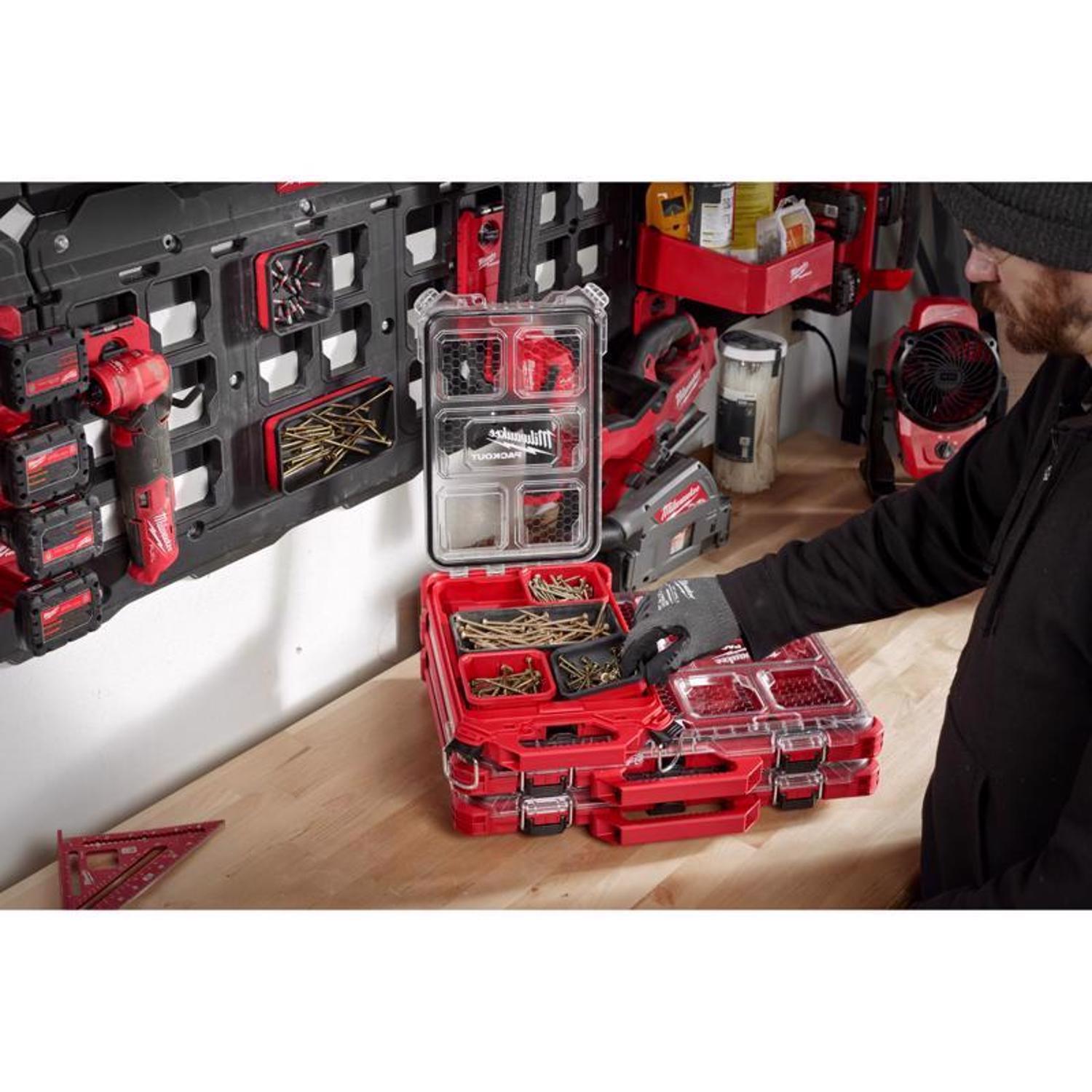 Milwaukee Packout Shop Storage Garage Organizer Magnetic Tray