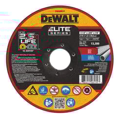 DeWalt Elite Series 4-1/2 in. D X 7/8 in. Ceramic Cutting Wheel 1 pk