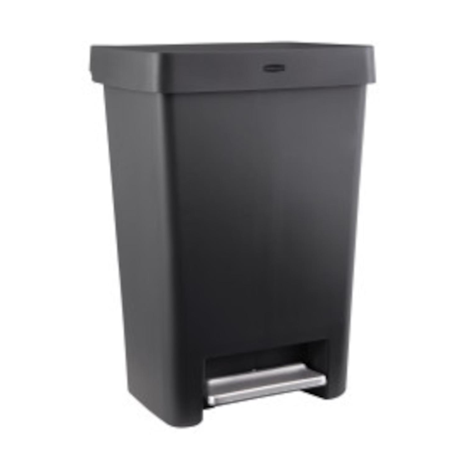 Rubbermaid 13 gal Charcoal Resin Trash Can Mfr# 2201868 - Ace Hardware