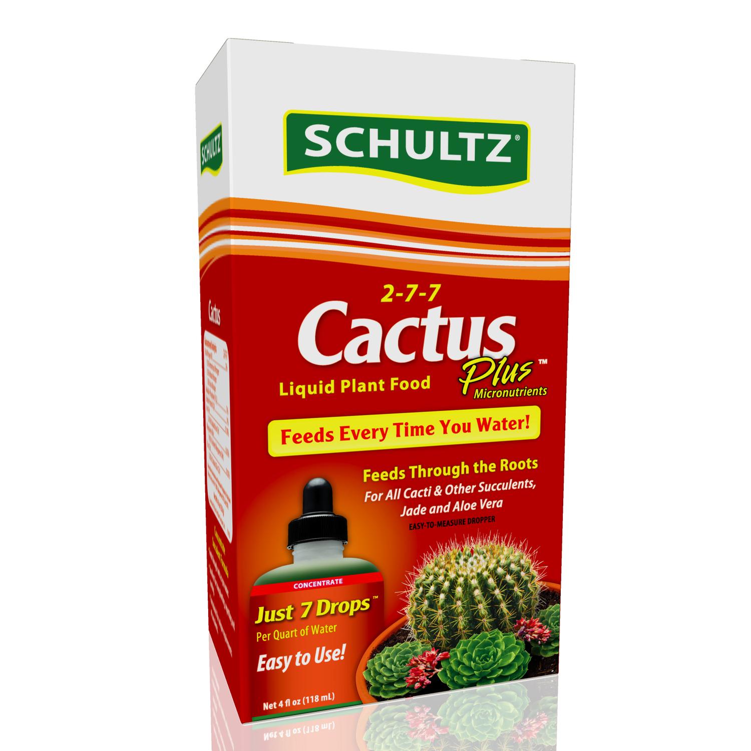 Schultz 2-7-7 Cactus Plus Liquid Plant Food, 4oz