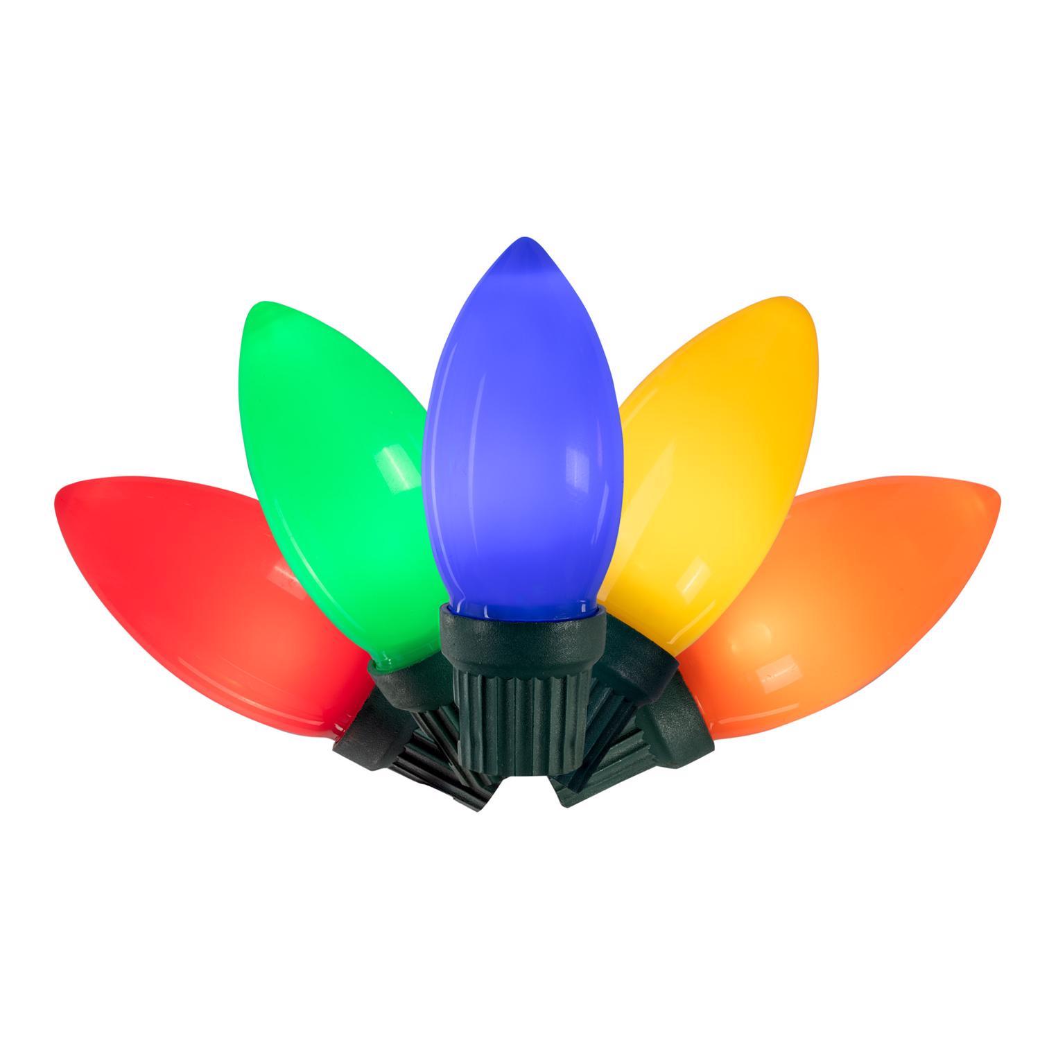 Celebrations Classic LED C9 Multicolored 25 ct String Christmas