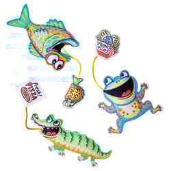 Fuzzu Fast Food Multicolored Fish and Taco Catnip Toy One Size 1 pk