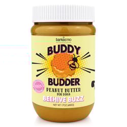 Buddy Budder Barkbistro Beehive Buzz Grain Free Peanut Butter For Dogs 17 oz 1 pk