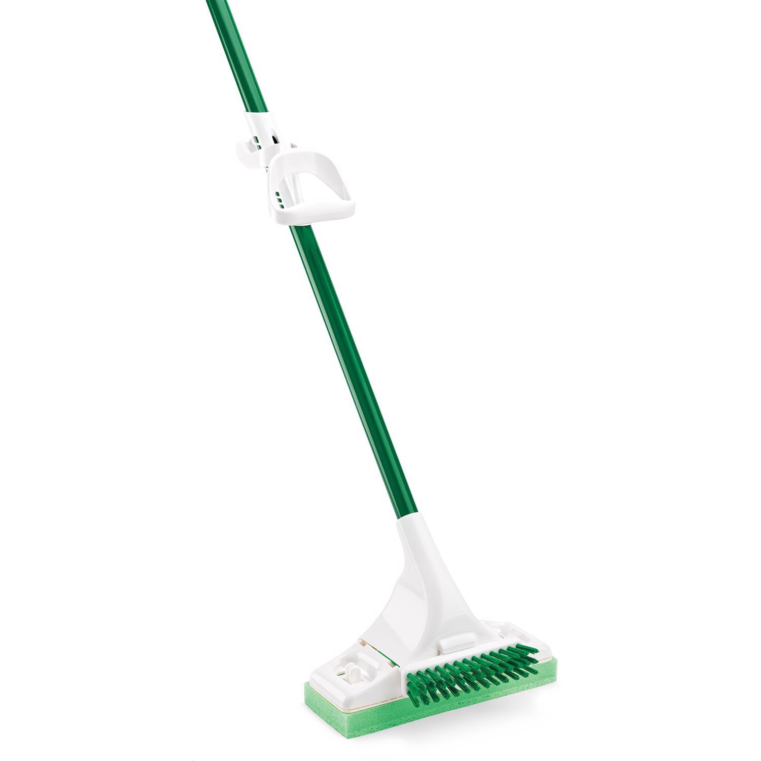 Big Gator Sponge Flat Mop with Scrub Brush - Thumbnail 3