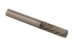 Forney 1/4 in. D X 2.5 in. L Cylinder Burr Tungsten Carbide 1 pc