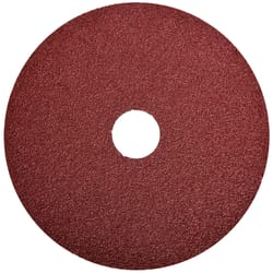 Norton 5 in. D X 7/8 in. Aluminum Oxide Fiber Disc 50 Grit 25 pc