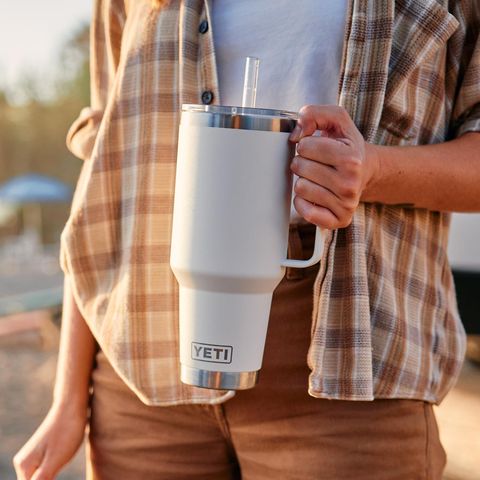 YETI Rambler 42 oz White BPA Free Straw Mug Mfr# 21071503836 - Ace