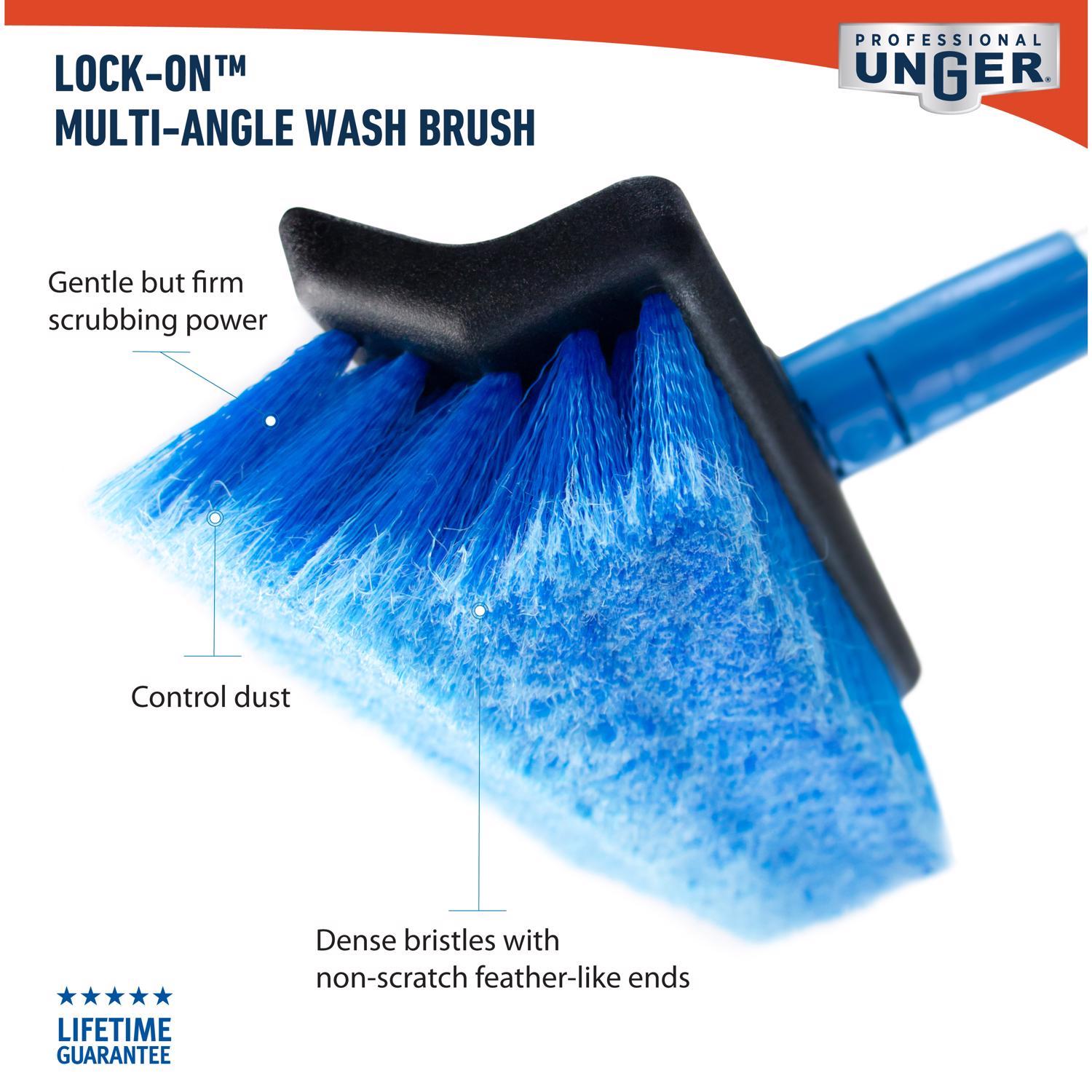 AWGUKA 2-Pack Car Seat Belt Cleaning Brush - U-Shaped Foldable Brush With Anti-Slip Handle