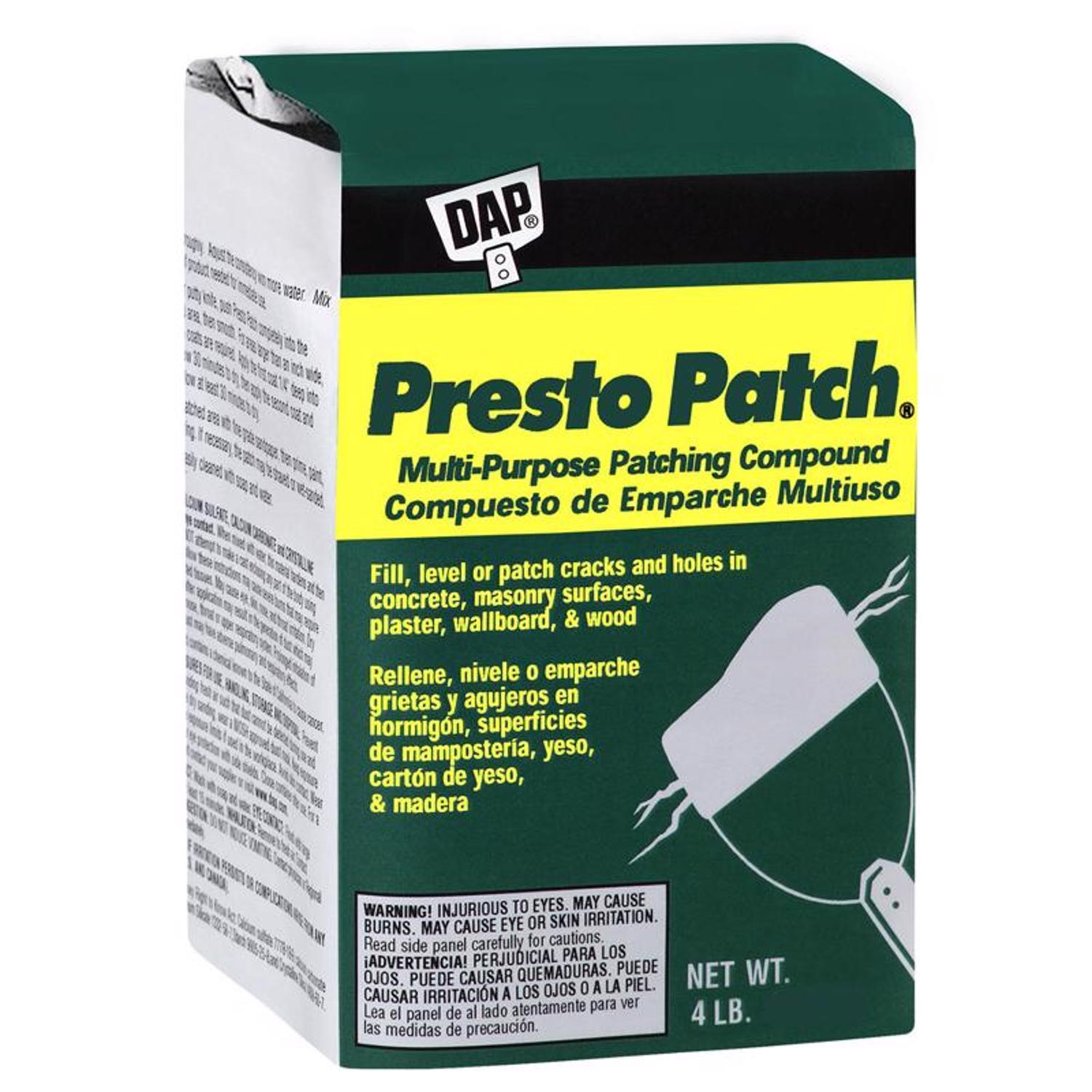 DAP Presto White Patch 4 lb Mfr# 7079858505 - Ace Hardware