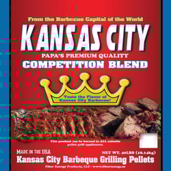 Papa's Kansas City Hardwood Pellets All Natural Competition Blend 40 lb