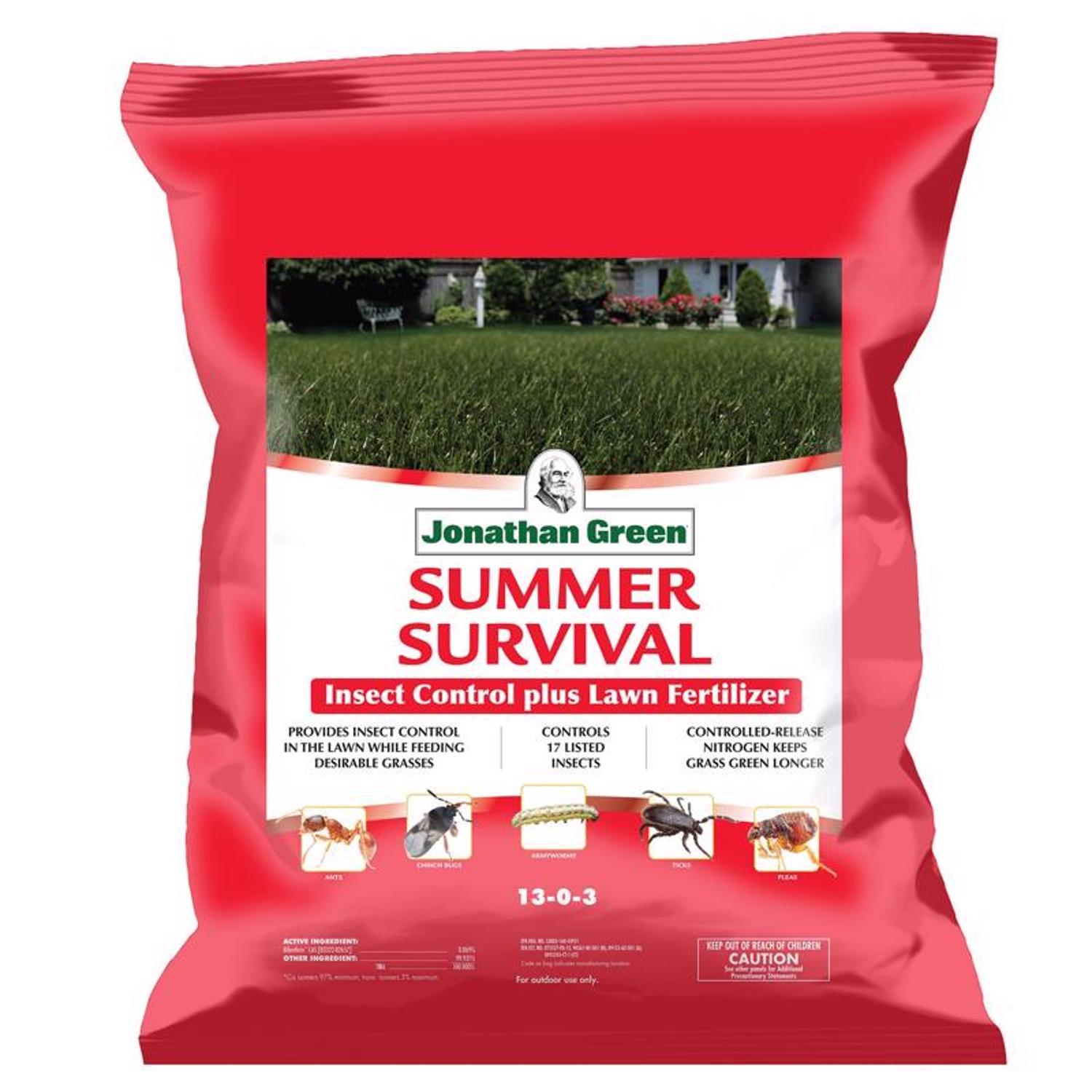 Jonathan Green Summer Survival Insect Control Lawn Fertilizer For