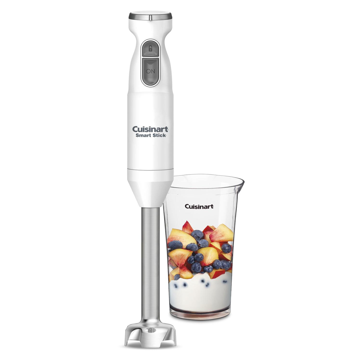 Cuisinart Smart Stick White Plastic Hand Blender 16 oz 2 speed Mfr