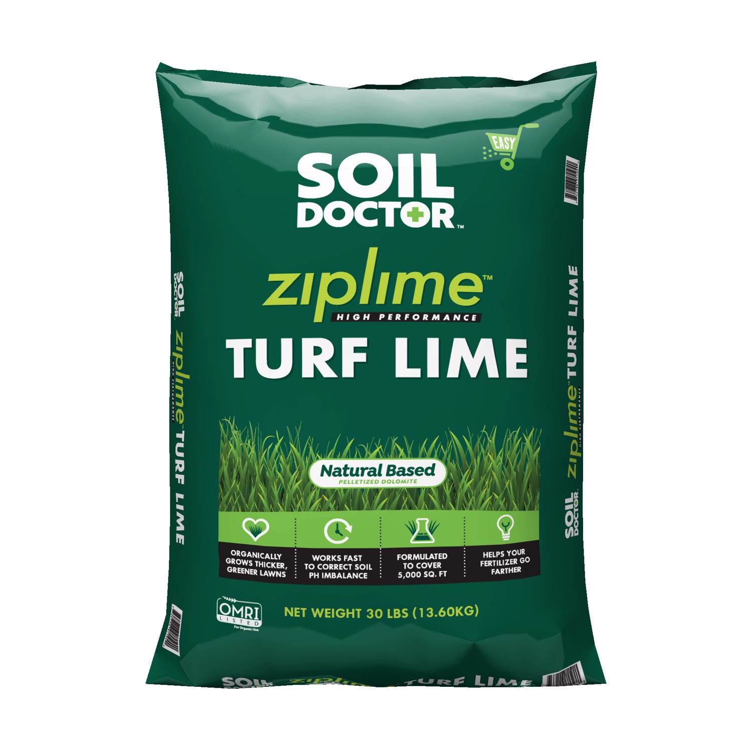 Soil Doctor Ziplime Organic Dolomite Lime 5000 sq ft 30 lb Mfr