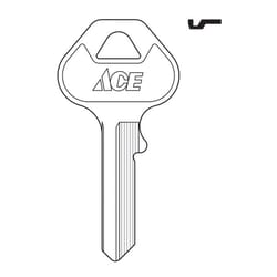 HILLMAN Home Padlock Key Blank Single Silver
