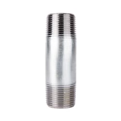 STZ Industries 3 in. MIP each X 3 in. D MIP Galvanized Steel 4 in. L Nipple