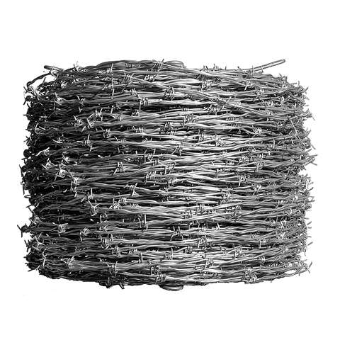 Mat Farmgard 1320 ft. L 12.5 Ga. 4-point Galvanized Steel Barbed Wire ...