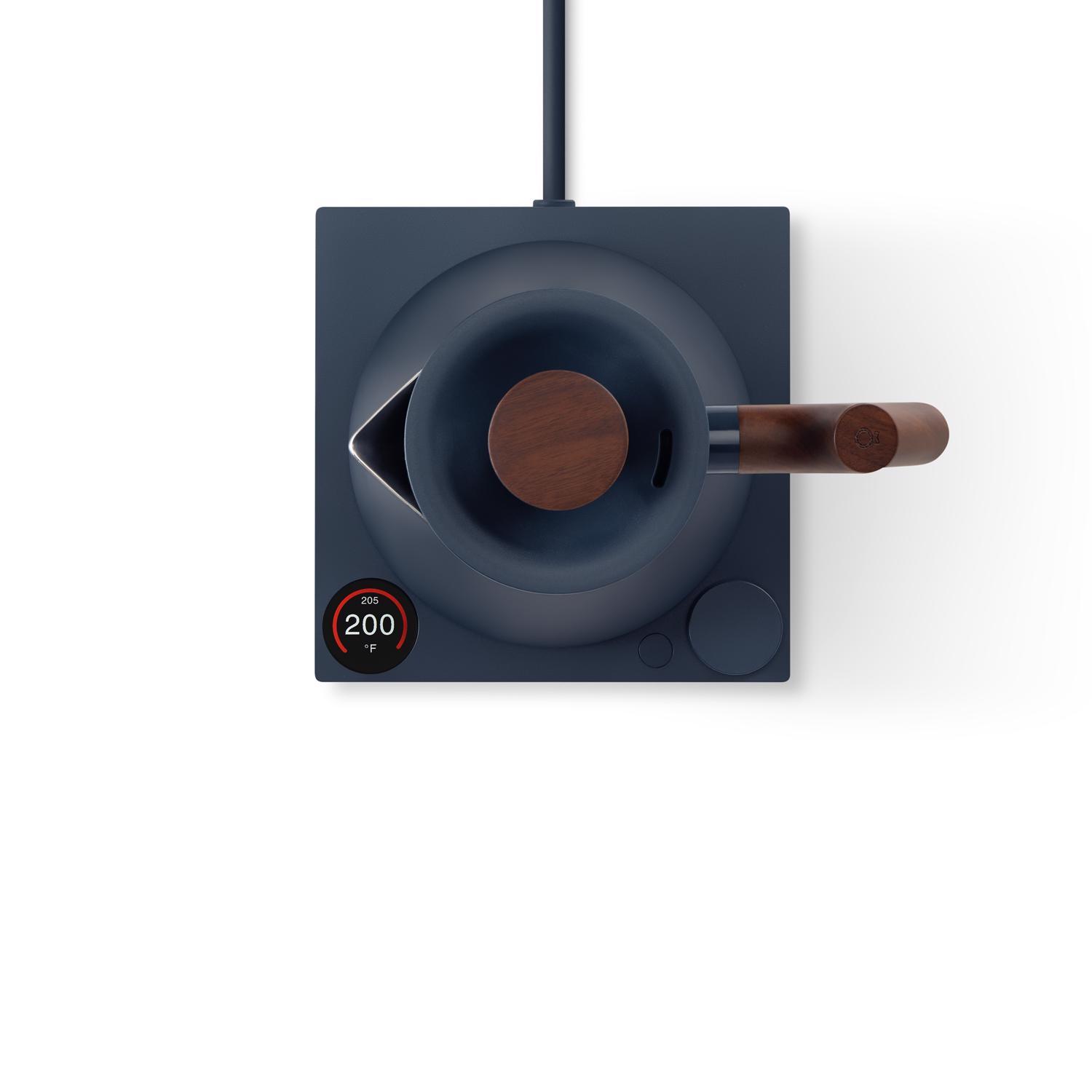 Fellow 0.9 L Stone Blue/Maple Electric Kettle