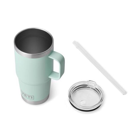 YETI Rambler 25 oz Seafoam BPA Free Straw Mug Mfr# 21071502244