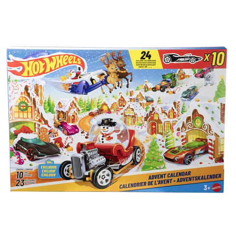 Hot Wheels Advent Calendar Multicolored 24 pc Mfr# JLG41 - Ace
