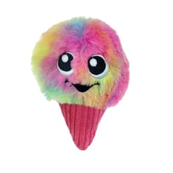 Boss Pet Chomper For Dog Multicolored Plush Snow Cone Dog Toy Small 1 pk