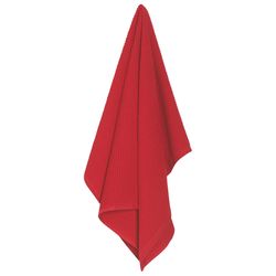 Danica Now Designs Red Cotton/Terry Ripple Dish Towel