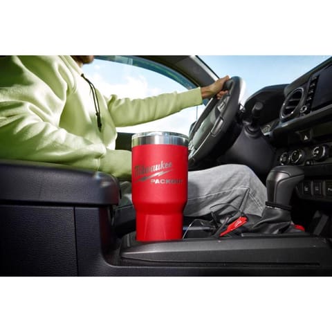 milwaukee cup with flashlight Packout Insulated Tumbler 890 Ml (Black) The MILWAUKEE REDLITHIUM USB Rechargeable 1100L Twist Focus Flashlight and PACKOUT 12oz Insulated Bottle with Sip Lid deliver durability Just throwing this out there.