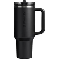 Stanley The Quencher 40 oz Black 2.0 BPA Free Double-wall Vacuum Insulated Straw Tumbler