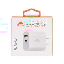 MonkeyZ 2 Port USB A/C Wall Charger