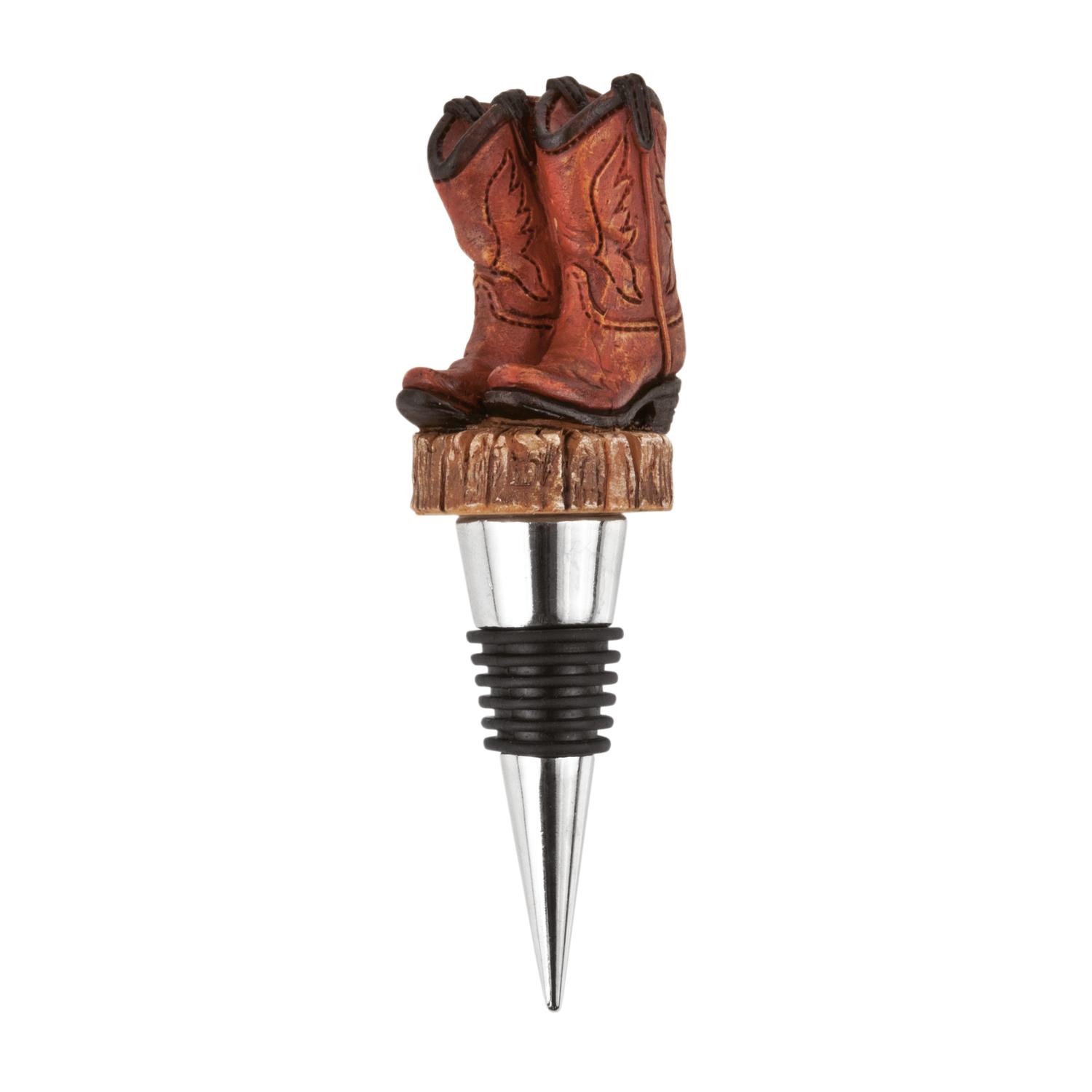 Foster & Rye Rodeo Cowboy Boots Bottle Stopper