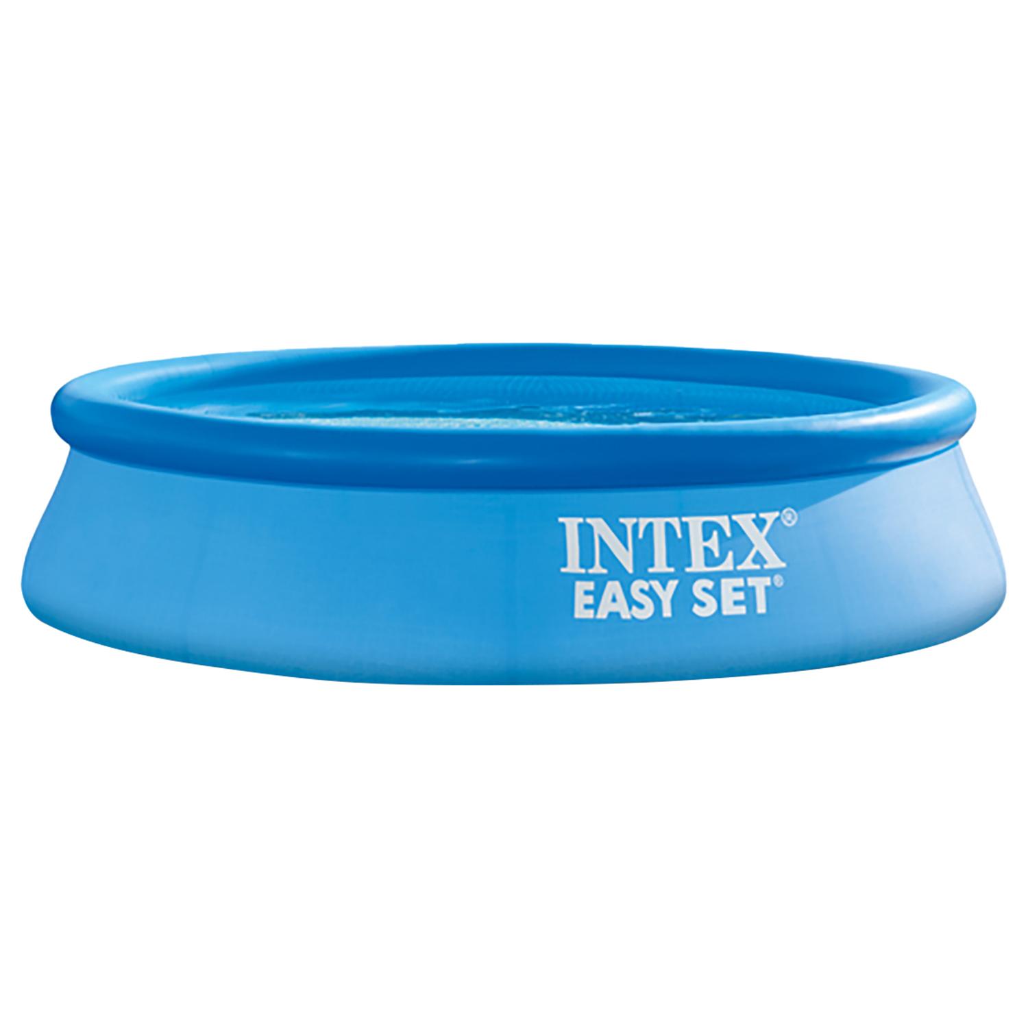 Intex Easy Set 513 gal Round Plastic Above Ground Pool 24 in. H X