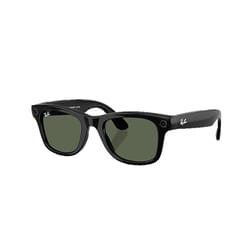 Ray-Ban Meta Wayfarer - Gen 2 Smart Sunglasses Unisex Shiny Black Frame G-15 Green Lens
