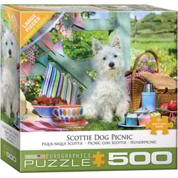 Eurographics Westie Dog Picnic Jigsaw Puzzles Multicolored 500 pc