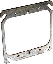 Raco Square Steel 2 gang 4 in. H X 4 in. W Box Cover