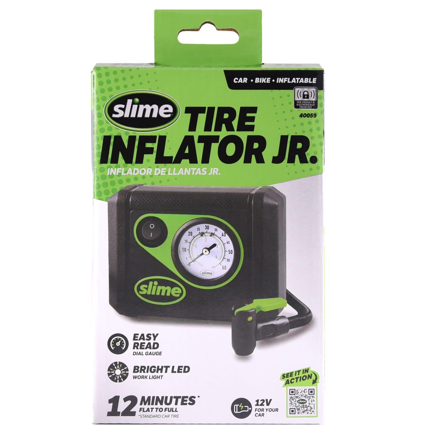 Slime Tire Inflator Jr. Compact Air Compressor (40059)