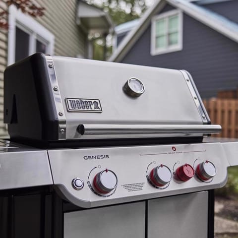 Weber Genesis S-335 3 Burner Liquid Propane Grill Stainless Steel