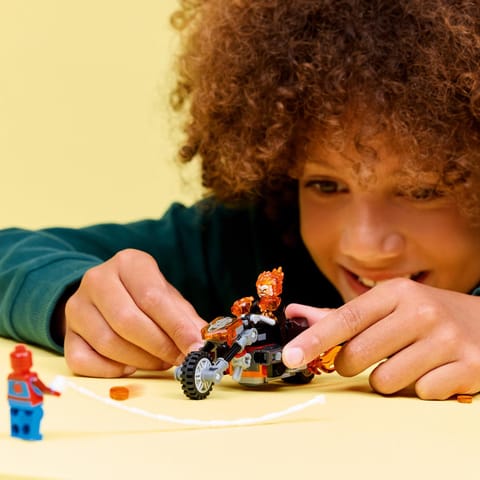 LEGO MARVEL Spider-Man VS. Ghost Rider Motorcycle Building Set