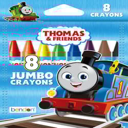 Bendon Mattel Washable Assorted Color Crayons 8 pk