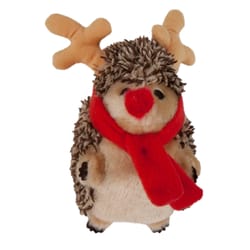 Heggie Multicolored Fabric Reindeer Squeaky Dog Toy 1 pk