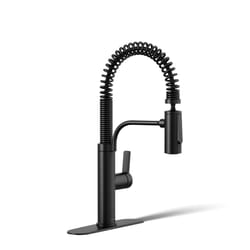 Kohler Kankone One Handle Matte Black Pull-Down Kitchen Faucet