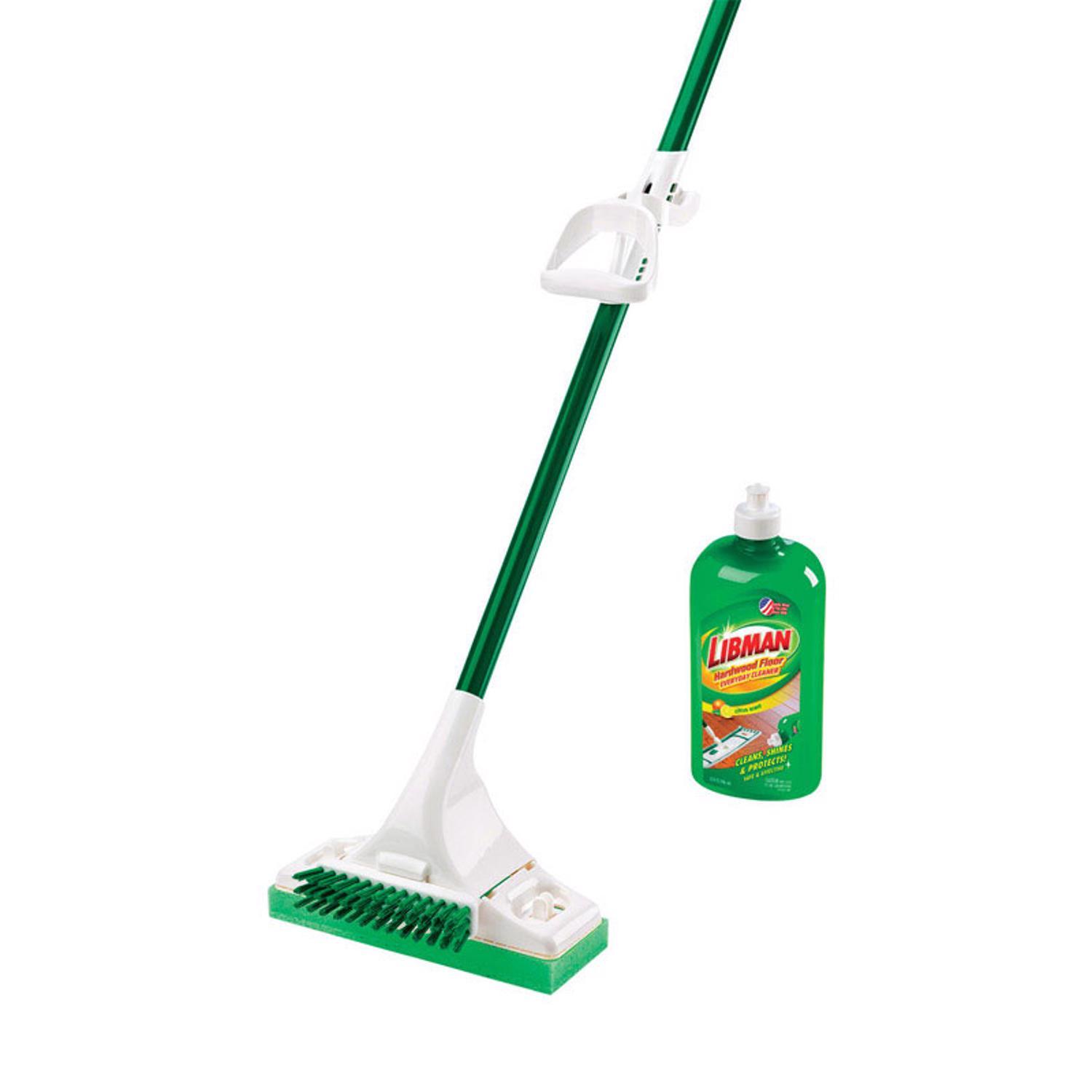 Big Gator Sponge Flat Mop with Scrub Brush - Thumbnail 5