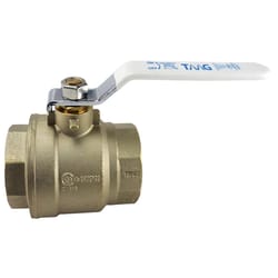 TMG 2 in. Brass FNPT Ball Valve Full Port Lever For Potable Water