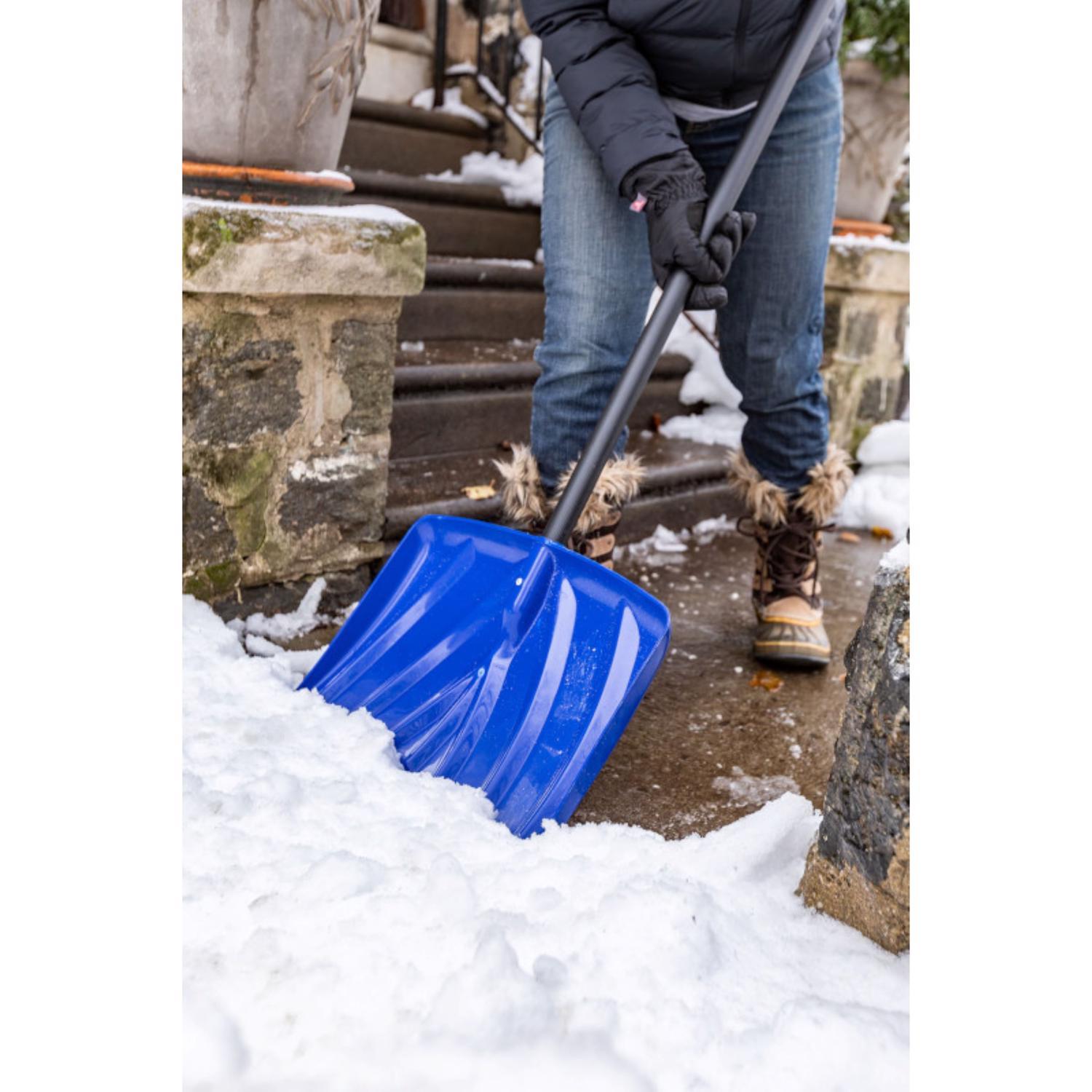 Suncast 18 in. W X 48 in. L Poly Snow Shovel Mfr# SN10008PK - Ace