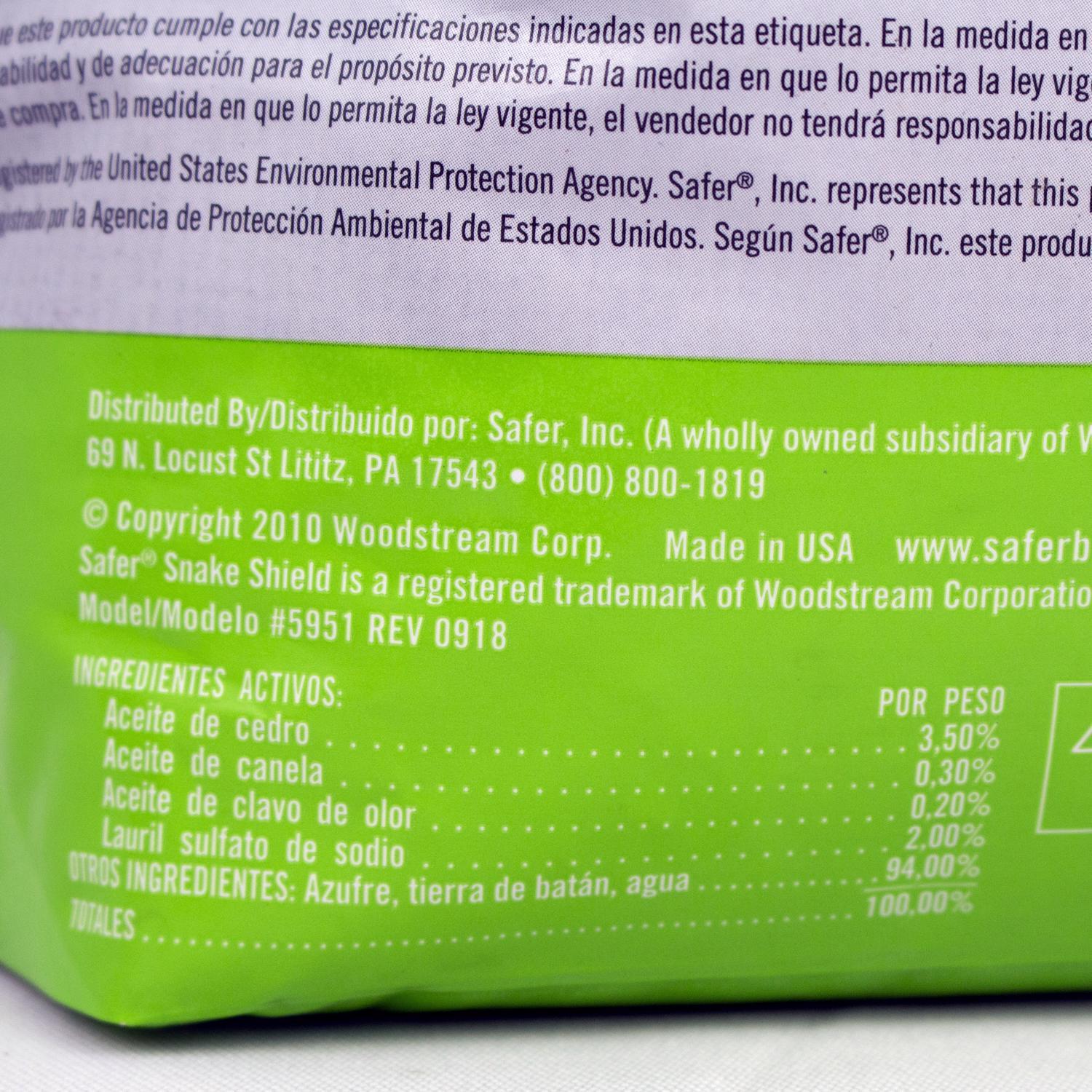 Safer Brand Snake Shield Snake Repellent Granular - Thumbnail 4