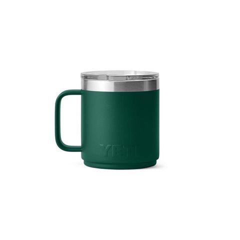 YETI Rambler 10 oz Black Forest Green BPA Free Ceramic Lined