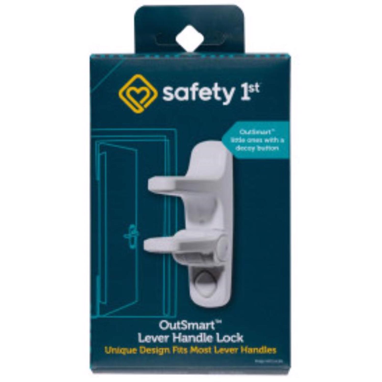 Safety 1st OutSmart White Plastic Lever Handle Lock 1 pk Mfr