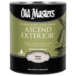 Old Masters Ascend Exterior Matte Clear Water-Based Finish 1 qt