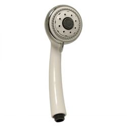 PlumbCraft HydroSpin White Plastic 6 settings Handheld Showerhead 2 gpm