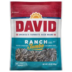 David Jumbo Ranch Sunflower Seeds 5.25 oz Bagged