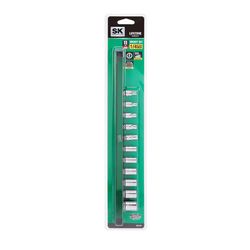 SK Tools Arrow Fastener 1/4 each X 1/4 in. drive SAE Socket Set 11 pc